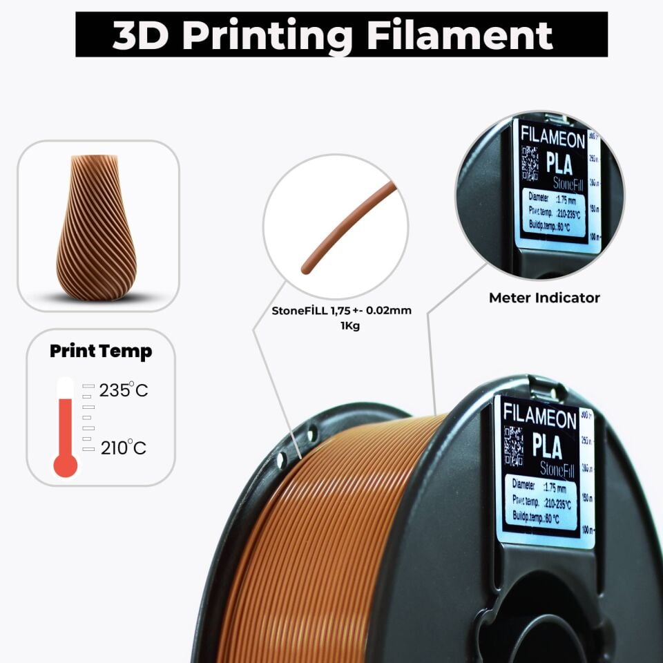 PLA Stonefill Filament